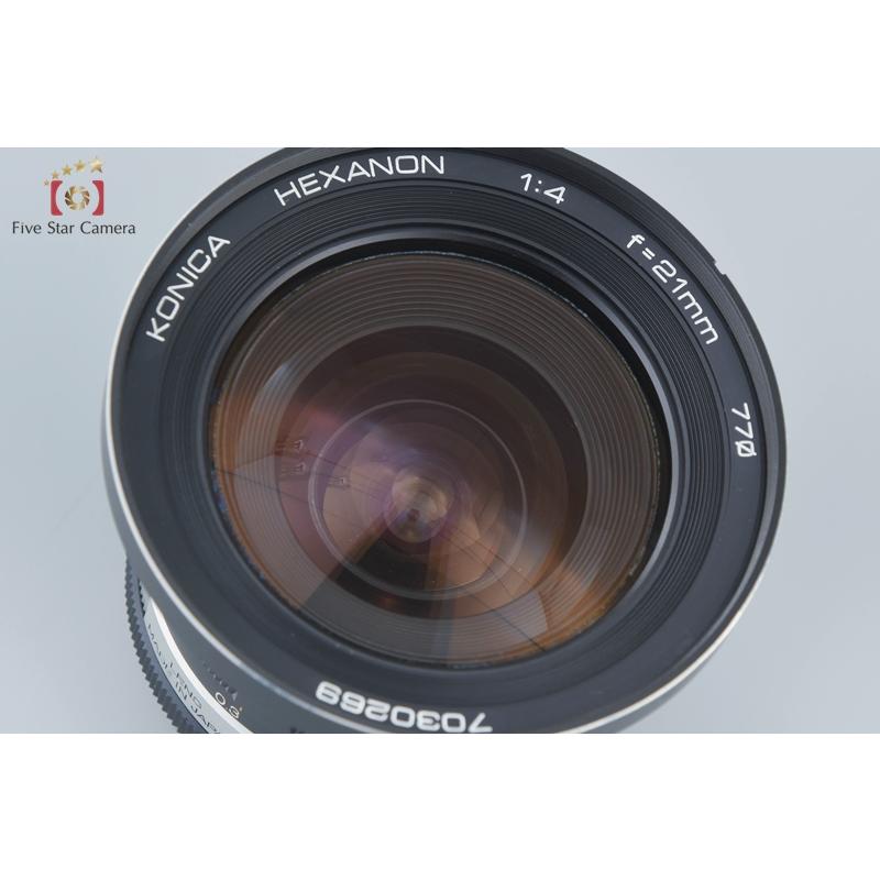 【中古】Konica コニカ HEXANON 21mm f/4 EE 中古】Konica コニカ HEXANON 21mm f/4 EE : 中古カメラのファイブ