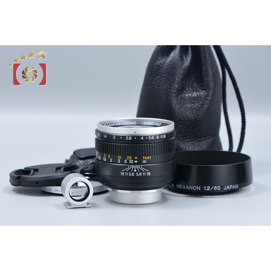 ☆希少！美品☆KONICA HEXANON 52mm F1.4 L39変換付き 【公式