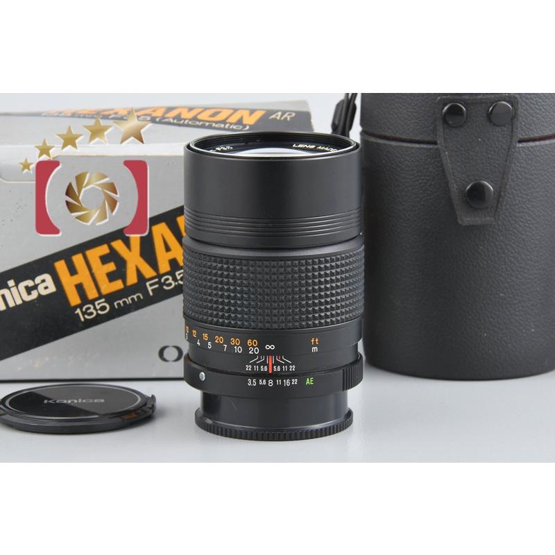 KONICA HEXANON AR 135 mm 3.5 Téléobjectif Portrait Objectif Pour KONICA