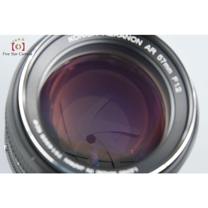 中古】KONICA コニカ HEXANON AR 57mm f/1.2 AE : 中古カメラの