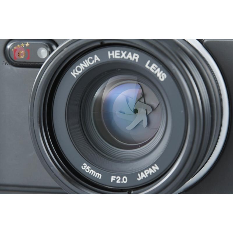 中古】Konica コニカ HEXAR ブラック コンパクトフィルムカメラ 中古】Konica コニカ HEXAR ブラック コンパクトフィルムカメラ