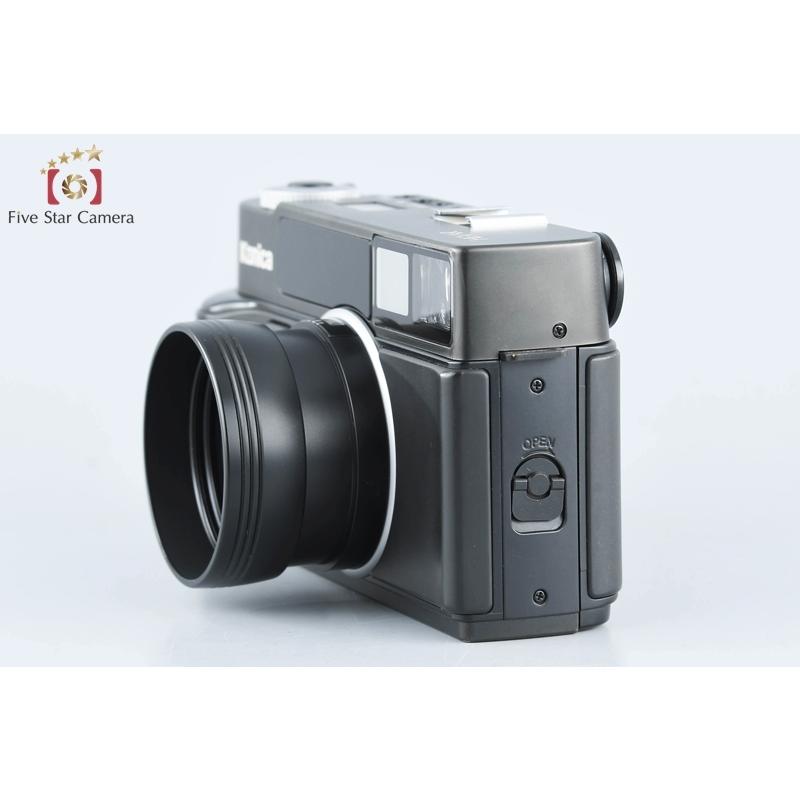 中古】Konica コニカ HEXAR ブラック コンパクトフィルムカメラ 中古】Konica コニカ HEXAR ブラック コンパクトフィルムカメラ