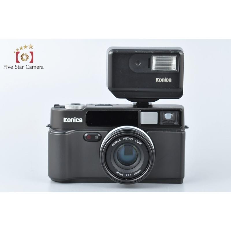 中古】Konica コニカ HEXAR ヘキサー ブラック コンパクト 中古】Konica コニカ HEXAR ヘキサー ブラック コンパクト