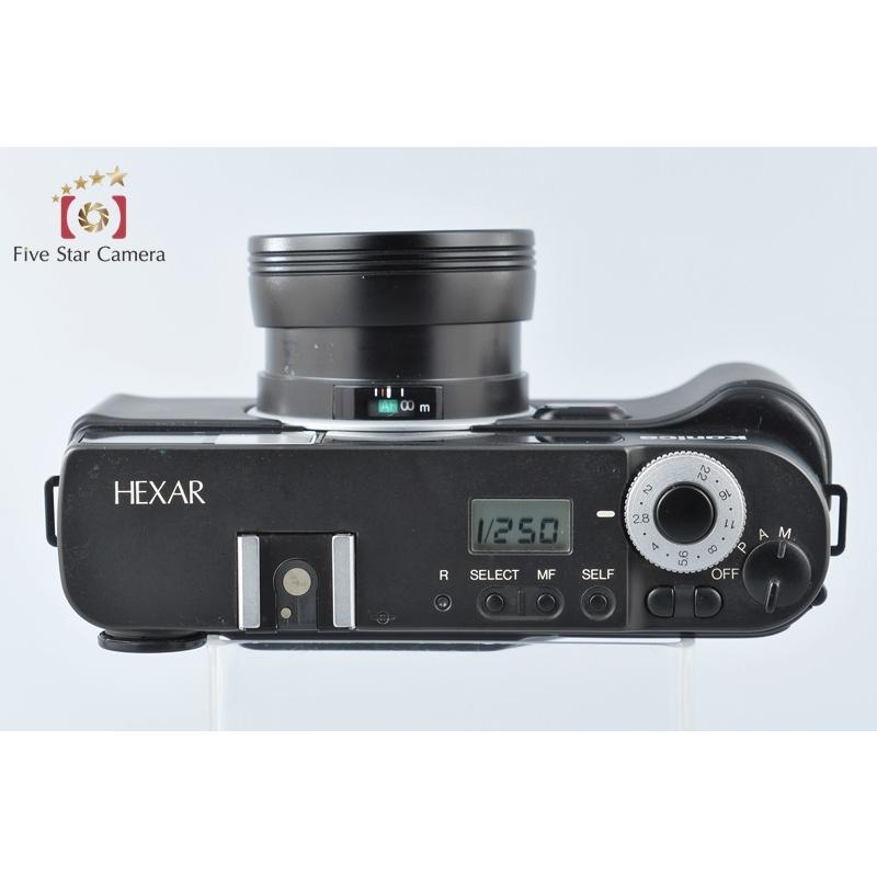 中古】Konica コニカ HEXAR ヘキサー ブラック コンパクト 中古】Konica コニカ HEXAR ヘキサー ブラック コンパクト