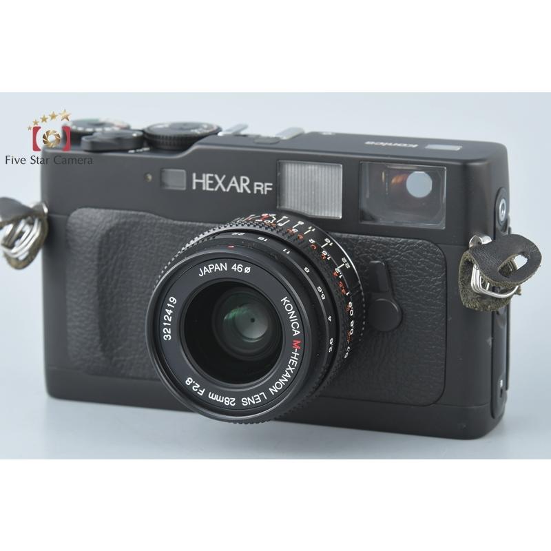 中古】Konica コニカ HEXAR RF + M-HEXANON 28mm f/2.8 : 中古 中古】Konica コニカ HEXAR RF + M-HEXANON 28mm f/2.8 : 中古
