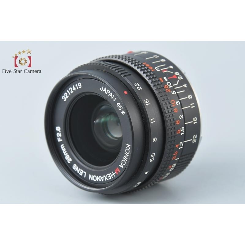 中古】Konica コニカ HEXAR RF + M-HEXANON 28mm f/2.8 : 中古 中古】Konica コニカ HEXAR RF + M-HEXANON 28mm f/2.8 : 中古