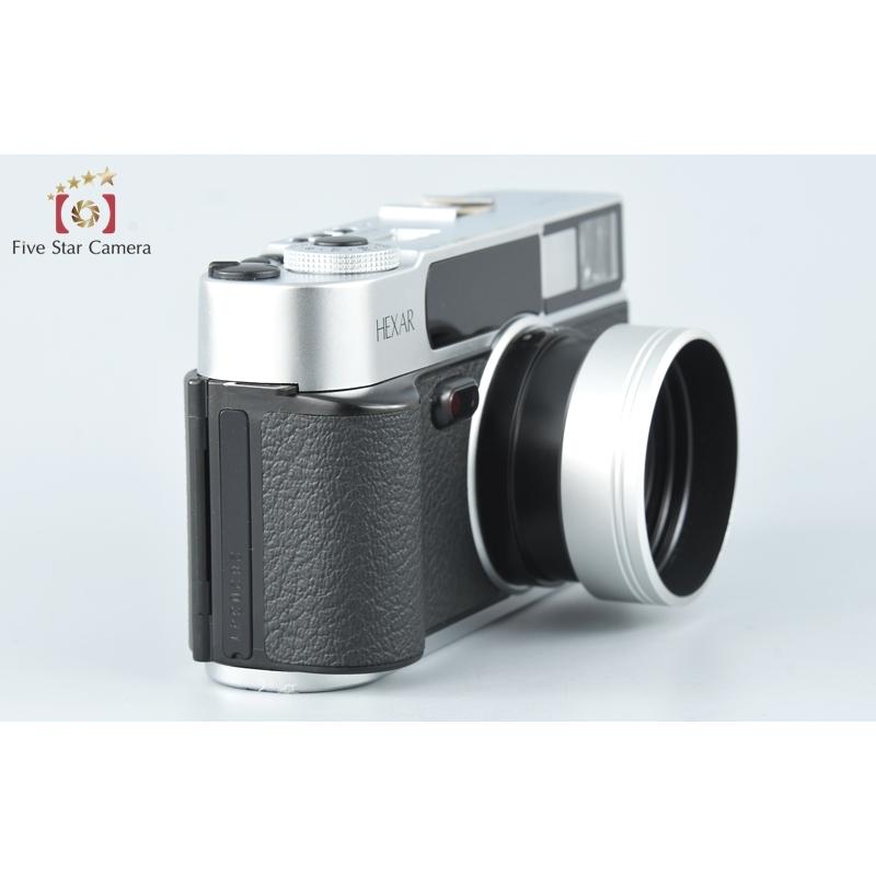 中古】Konica コニカ HEXAR シルバー コンパクトフィルムカメラ : 中古