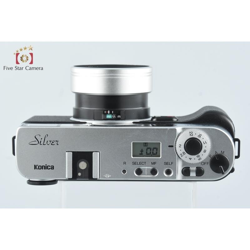 中古】Konica コニカ HEXAR シルバー コンパクトフィルムカメラ : 中古