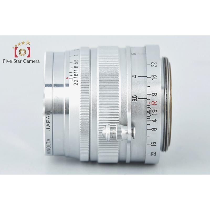 中古】Konica コニカ Konishiroku Hexanon 50mm f/1.9 L39 ライカ