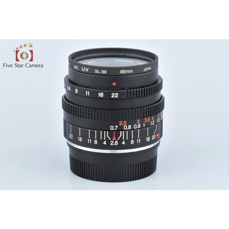 【中古】Konica コニカ M-HEXANON 28mm f/2.8 ライカMマウント 中古】Konica コニカ M-HEXANON 28mm f/2.8 ライカMマウント 元箱付き