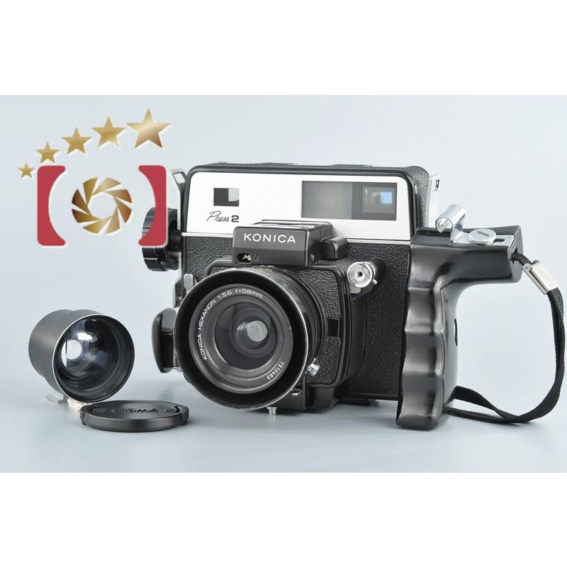 中古】KONICA コニカ PRESS 2 + HEXANON 58mm f/3.5 : 中古 中古】KONICA コニカ PRESS 2 + HEXANON 58mm f/3.5 : 中古