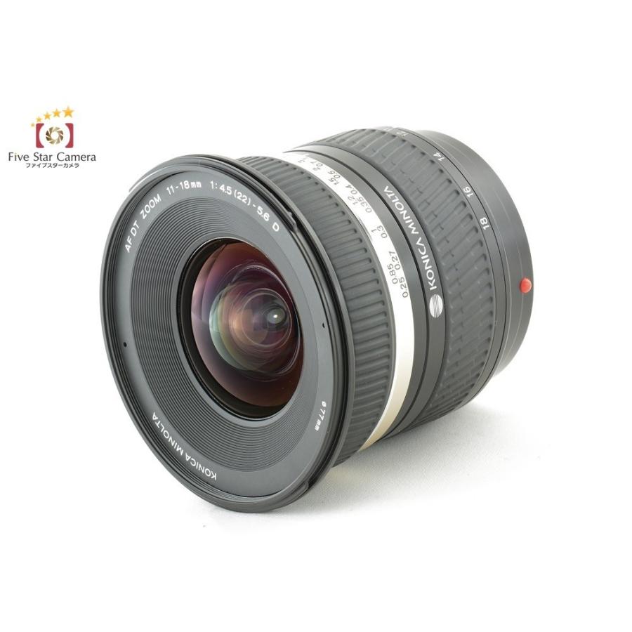 超広角ズーム】 MINOLTA DT 11-18 4.5-5.6 D 【公式通販】