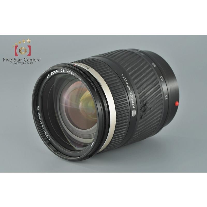 【中古】KONICA MINOLTA コニカミノルタ AF 28-75mm f/2.8 D｜five-star-camera｜03