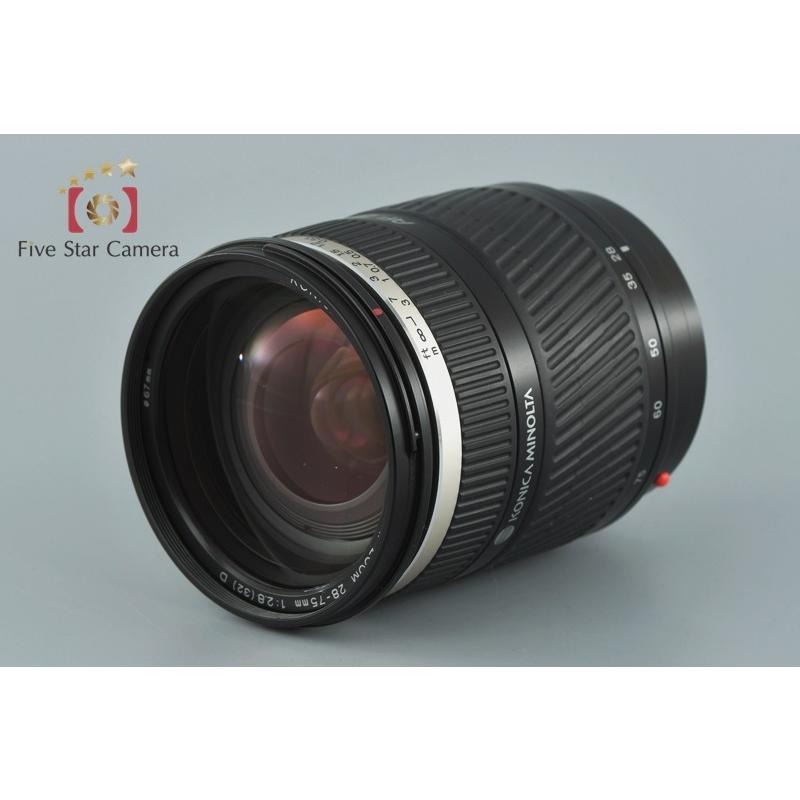 【中古】KONICA MINOLTA コニカミノルタ AF 28-75mm f/2.8 D｜five-star-camera｜03