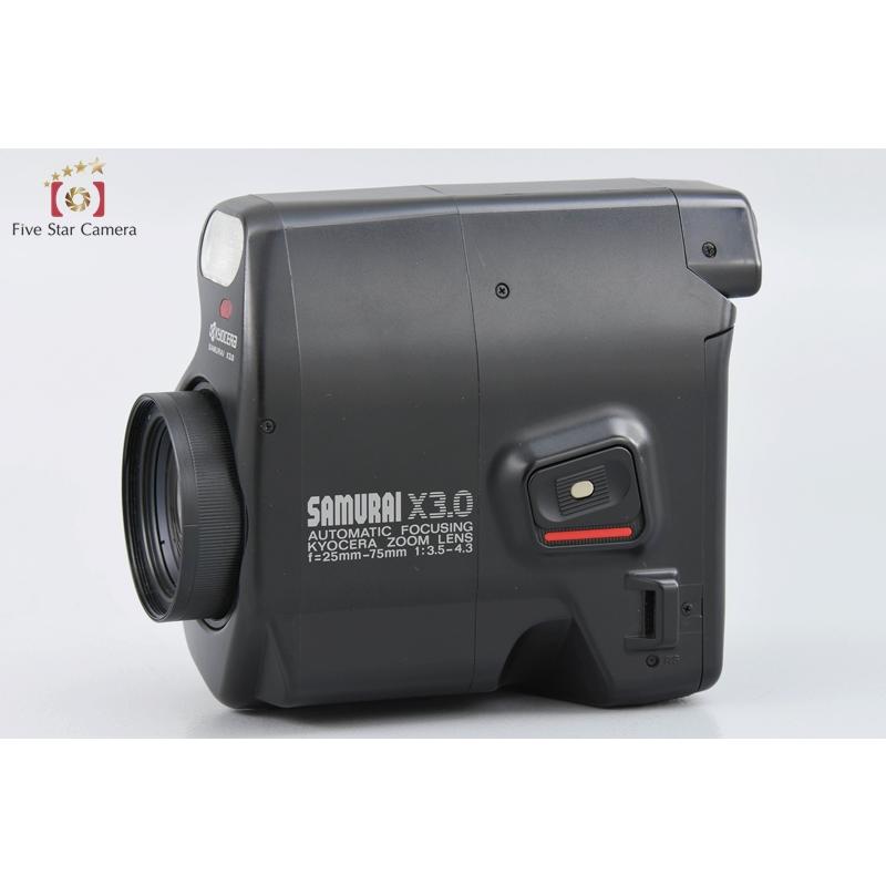 【美品】KYOCERA SAMURAI X3.0 コンパクトカメラ 中古】KYOCERA 京セラ SAMURAI X3.0 コンパクトフィルムカメラ : 中古
