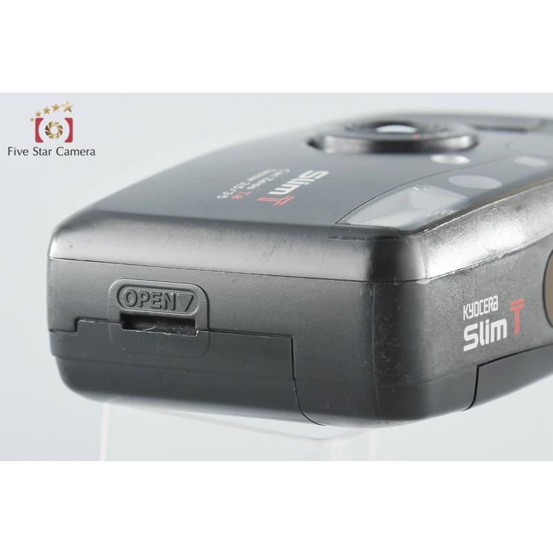 中古】Kyocera 京セラ Slim T ブラック コンパクトフィルムカメラ