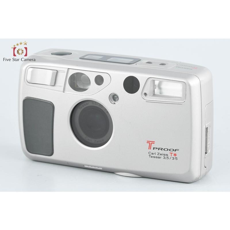 京セラ　フィルムカメラ T proof 中古品 中古】KYOCERA 京セラ T PROOF コンパクトフィルムカメラ : 中古カメラ