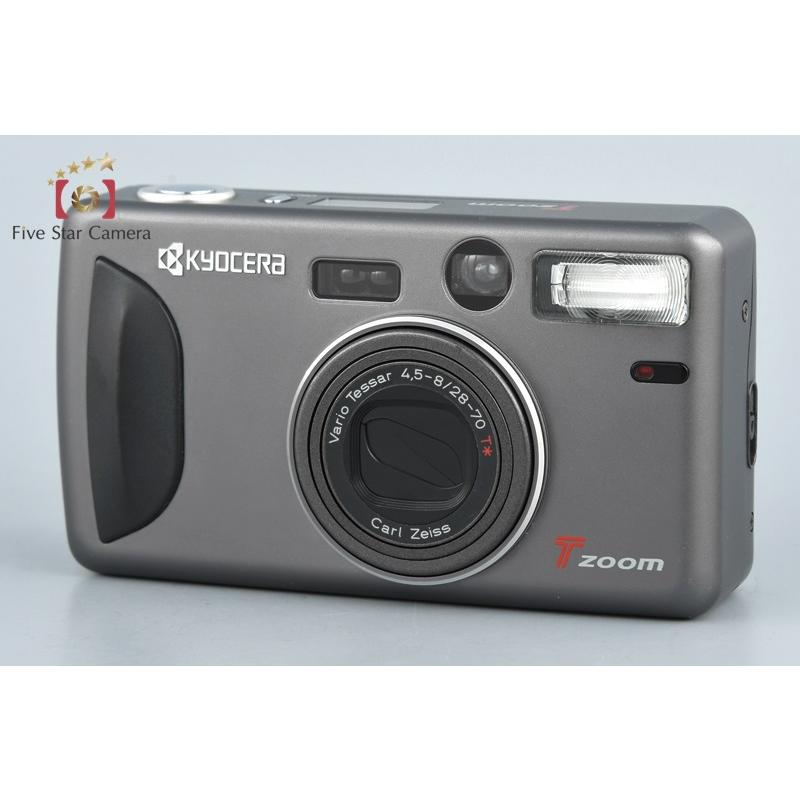 中古】Kyocera 京セラ T ZOOM コンパクトフィルムカメラ : kyocera-t 