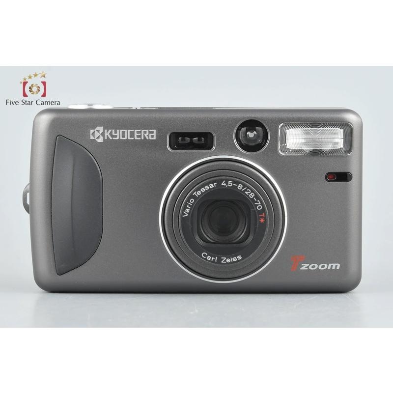 Kyocera T zoom コンパクトフィルムカメラ 京セラ・ヤシカ EZ zoom 30―70mm フィルムカメラ中古品 - メルカリ