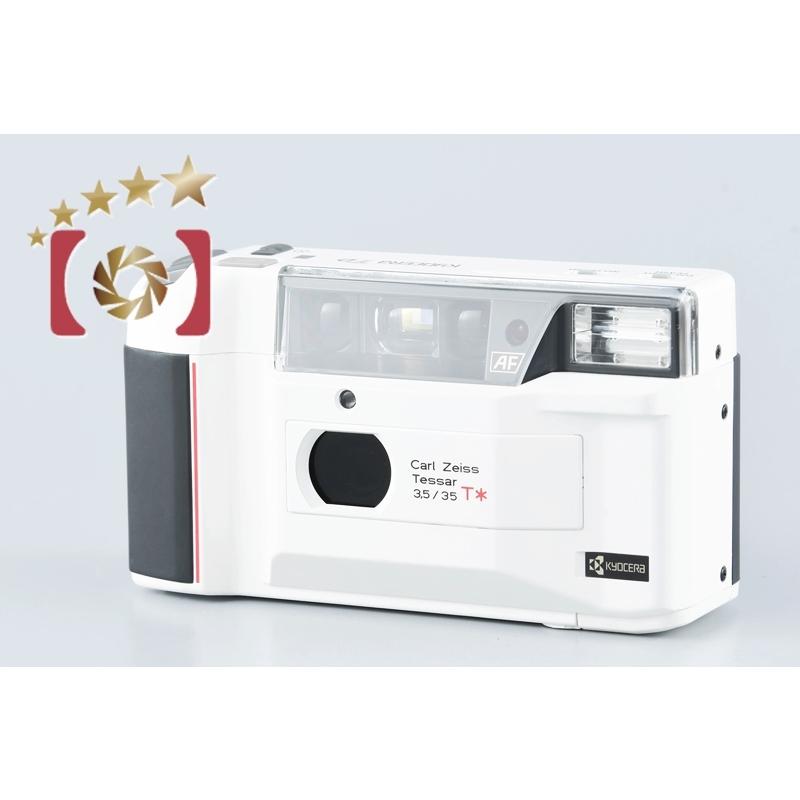 中古】Kyocera 京セラ TD ホワイト コンパクトフィルムカメラ 中古】Kyocera 京セラ TD ホワイト コンパクトフィルムカメラ
