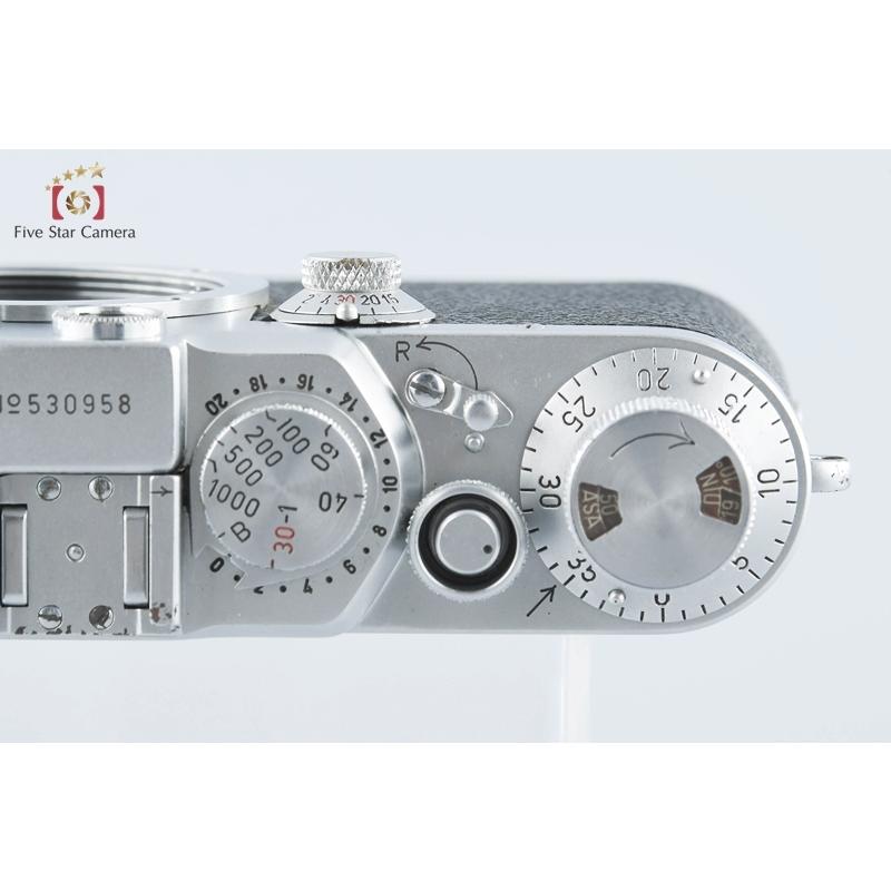 【中古】Leica ライカ IIIf ブラックダイヤル セルフタイマー無し レンジファインダーフィルムカメラ｜five-star-camera｜12