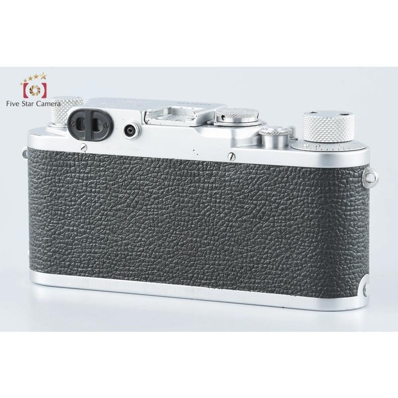 【中古】Leica ライカ IIIf ブラックダイヤル セルフタイマー無し レンジファインダーフィルムカメラ｜five-star-camera｜03
