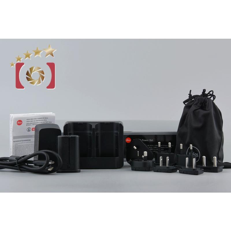 leicデュアルバッテリーチャージャーBC-SCL6 &バッテリーBP-SCL6 Leica USB-C Power-Set with BP-SCL6 Battery, BC-SCL6 Dual Charger
