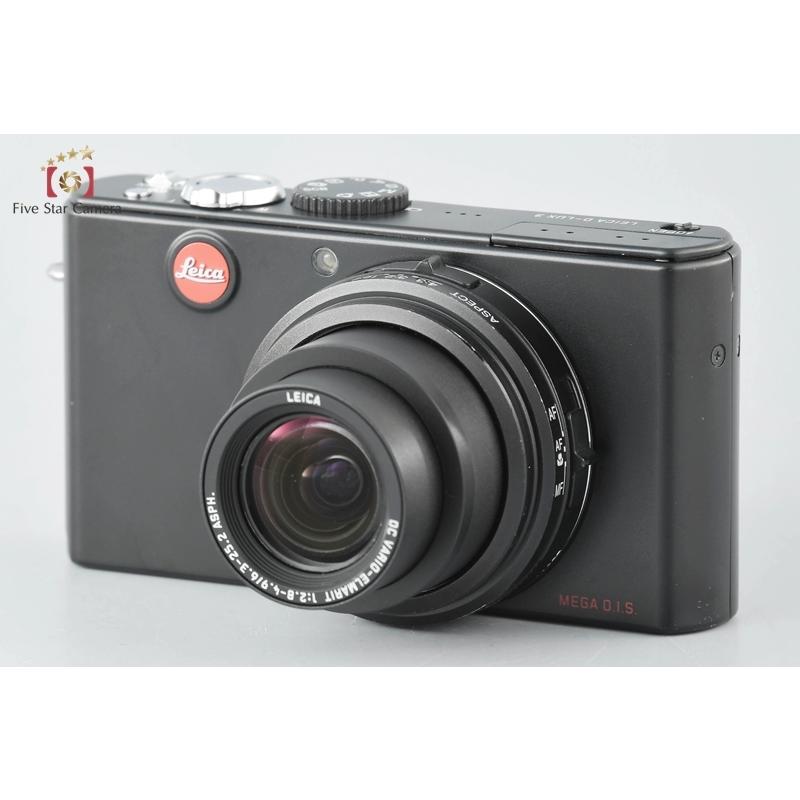 【中古品】ライカ LEICA D-LUX3ブラック レザーケース付き ライカ（Leica） 【中古】Leica D-LUX 3 ブラック コンパクトデジタル