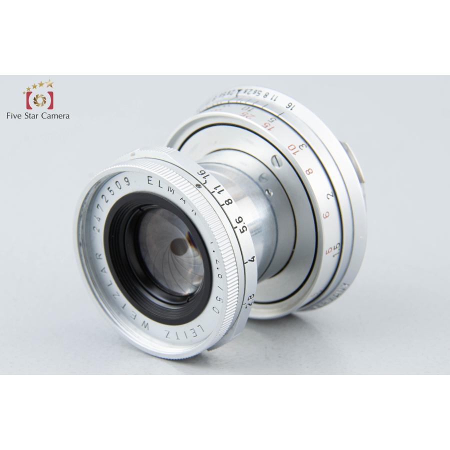 【中古】Leica ライカ Elmar 50mm f/2.8 沈胴式 ライカMマウント｜five-star-camera｜03