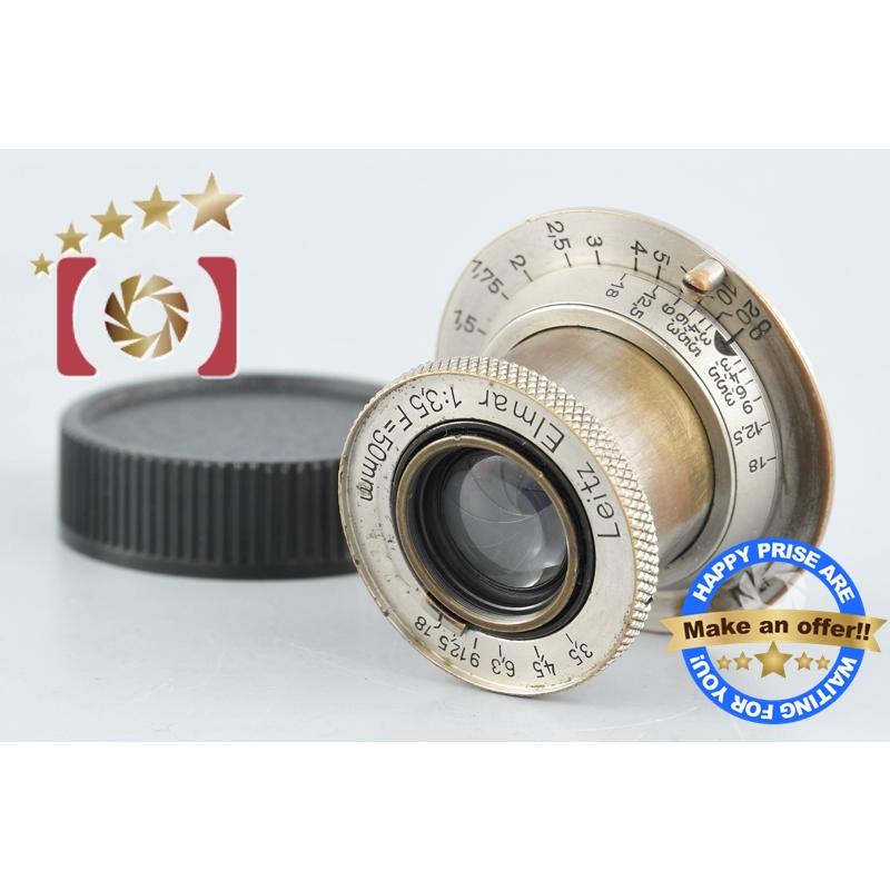 ライカ 【中古】Leica 旧 Elmar 50mm f/3.5 ショートエルマー ライカ 【中古】Leica 旧 Elmar 50mm f/3.5 ショートエルマー