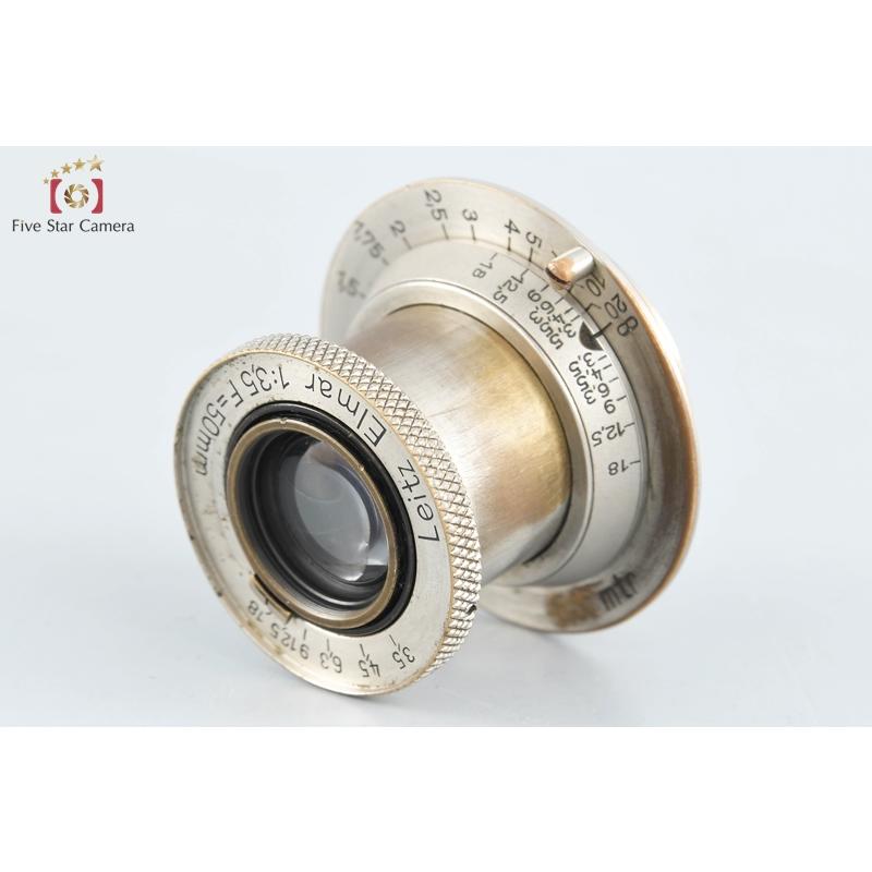 ライカ 【中古】Leica 旧 Elmar 50mm f/3.5 ショートエルマー ライカ 【中古】Leica 旧 Elmar 50mm f/3.5 ショートエルマー