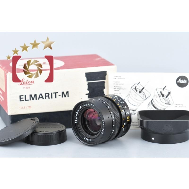 ライカ 【中古】Leica ELMARIT-M 28mm f/2.8 E49 第3世代 前期 ライカ 【中古】Leica ELMARIT-M 28mm f/2.8 E49 第3世代 前期