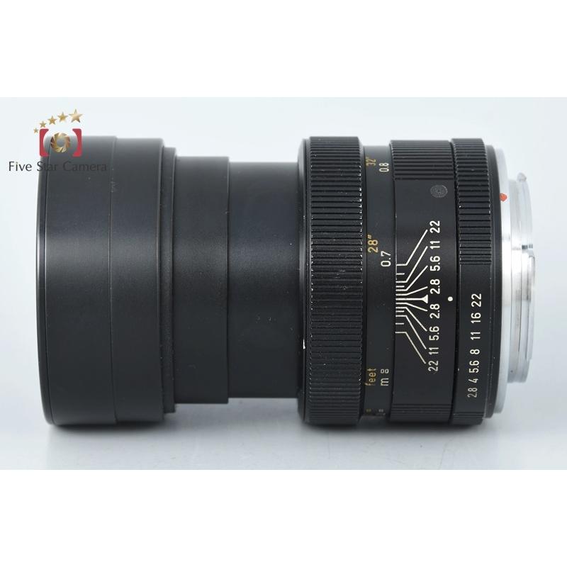 【中古】Leica ライカ ELMARIT-R 90mm f/2.8 赤 フィート 3カム 希少品 2023.12月 オーバーホール済み ライカ（Leica） 【中古】Leica ELMARIT-R 90mm f/2.8 赤 フィート 3