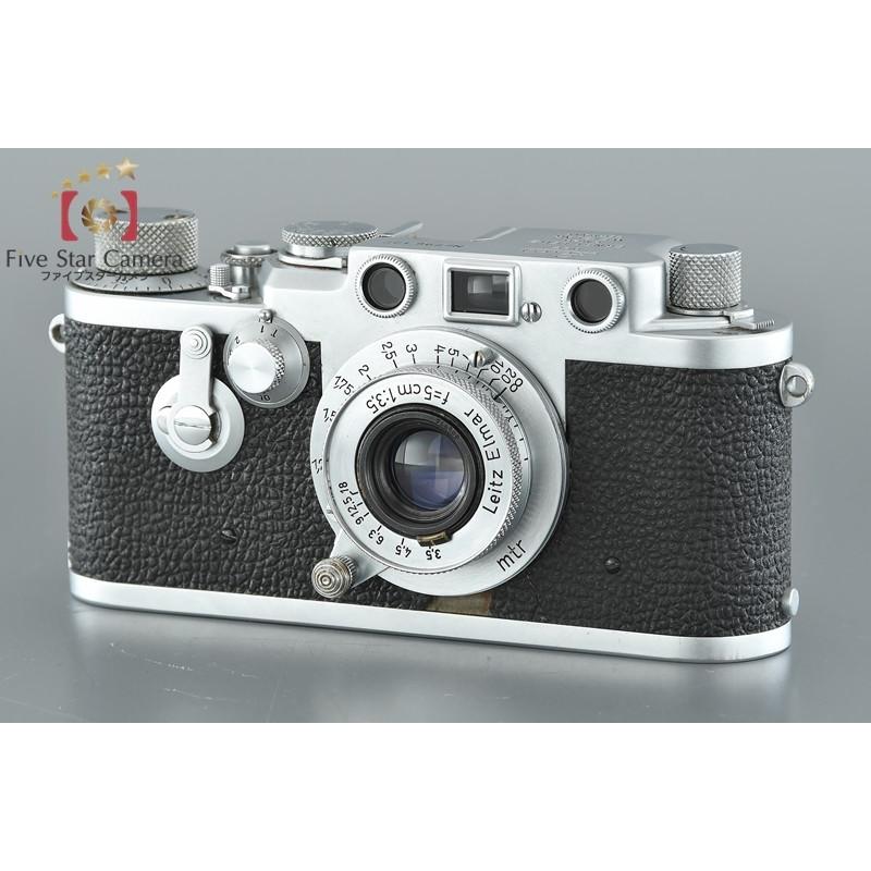 ライカ 【中古】Leica IIIf レッドダイヤル セルフ付き + Elmar ライカ 【中古】Leica IIIf レッドダイヤル セルフ付き + Elmar
