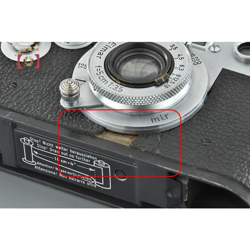 ライカ 【中古】Leica IIIf レッドダイヤル セルフ付き + Elmar ライカ 【中古】Leica IIIf レッドダイヤル セルフ付き + Elmar
