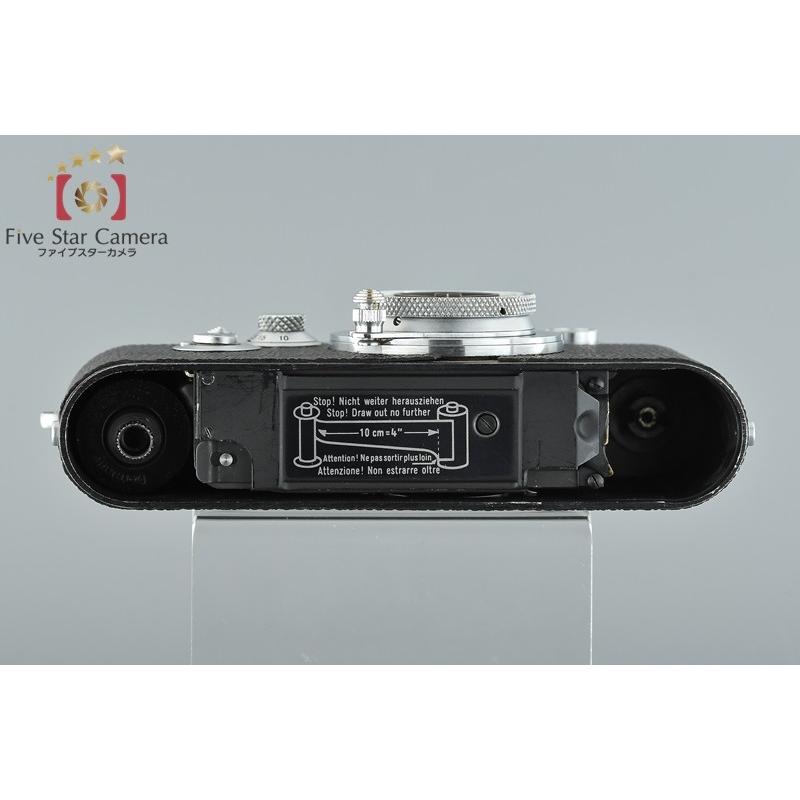 ライカ 【中古】Leica IIIf レッドダイヤル セルフ付き + Elmar