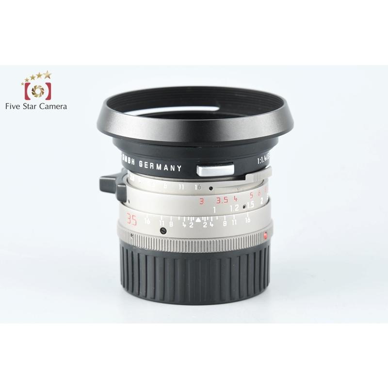 ライカ 【中古】Leica SUMMILUX-M 35mm f/1.4 チタン + 12504 ライカ 【中古】Leica SUMMILUX-M 35mm f/1.4 チタン + 12504