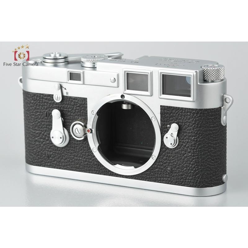 Leicaライカ M3 レンジファインダーカメラ シングルストローク 動作良好 中古】Leica ライカ M3 シングルストローク 後塗りブラック レンジ