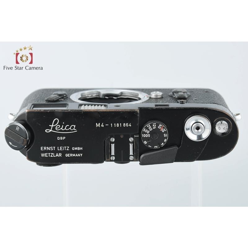 ライカ 【中古】Leica M4 オリジナル ブラックペイント 1967年製 ライカ 【中古】Leica M4 オリジナル ブラックペイント 1967年製