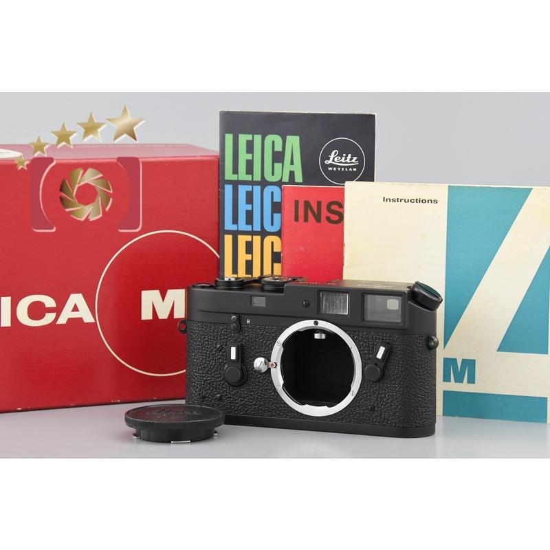 ライカ 【中古】Leica M4 ブラック 1974年製 レンジファインダー ライカ 【中古】Leica M4 ブラック 1974年製 レンジファインダー