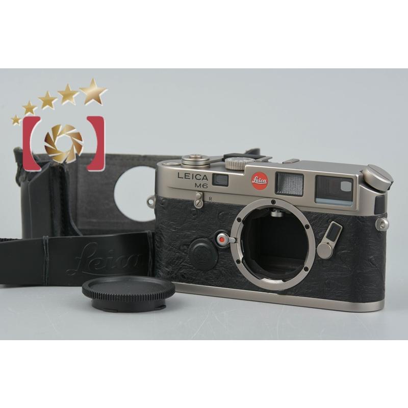 【中古】Leica ライカ M6 チタン レンジファインダーフィルムカメラ 元箱付き ライカ（Leica） 【中古】Leica M6 チタン レンジファインダーフィルム