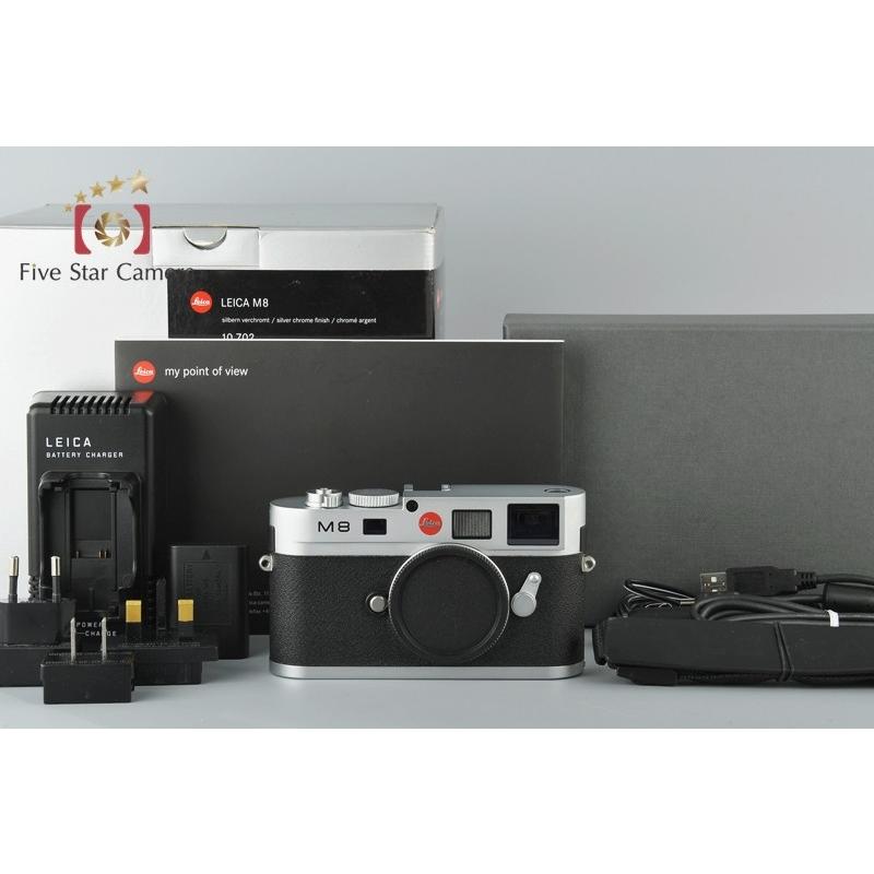 【中古】Leica ライカ M8 シルバークローム デジタルレンジファインダーカメラ : leica-m8-10702-0220- :  中古カメラのファイブスターカメラ - 通販 - Yahoo!ショッピング