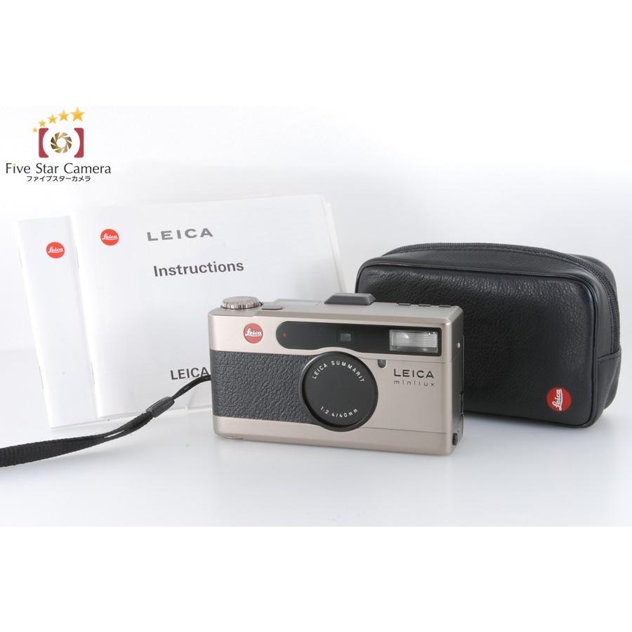 ライカ 【中古】 Leica minilux ミニルックス ゴールド ライカ 【中古】 Leica minilux ミニルックス ゴールド