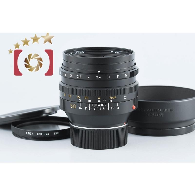 ライカ 【中古】Leica NOCTILUX-M 50mm f/1.0 第2世代 E60 後期 ライカ 【中古】Leica NOCTILUX-M 50mm f/1.0 第2世代 E60 後期