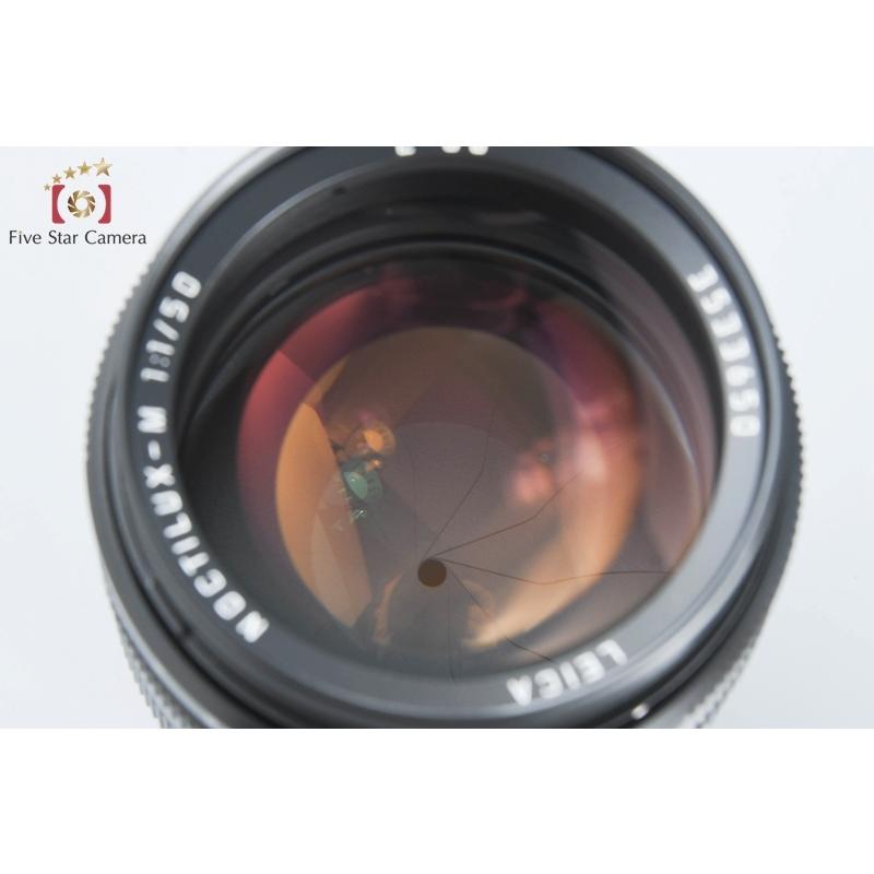 ライカ 【中古】Leica NOCTILUX-M 50mm f/1.0 第2世代 E60 後期 ライカ 【中古】Leica NOCTILUX-M 50mm f/1.0 第2世代 E60 後期