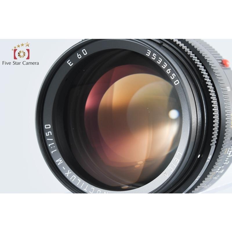 ライカ 【中古】Leica NOCTILUX-M 50mm f/1.0 第2世代 E60 後期 ライカ 【中古】Leica NOCTILUX-M 50mm f/1.0 第2世代 E60 後期