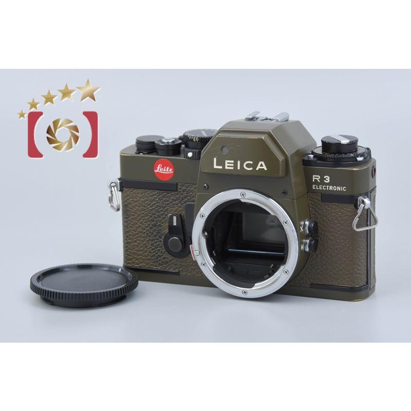 ライカ 【中古】Leica R3 ELECTRONIC オリーブ フィルム一眼レフ ライカ 【中古】Leica R3 ELECTRONIC オリーブ フィルム一眼レフ