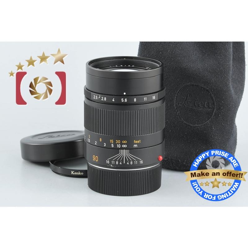 中古】Leica ライカ SUMMARIT-M 90mm f/2.5 E46 11646 ブラック 