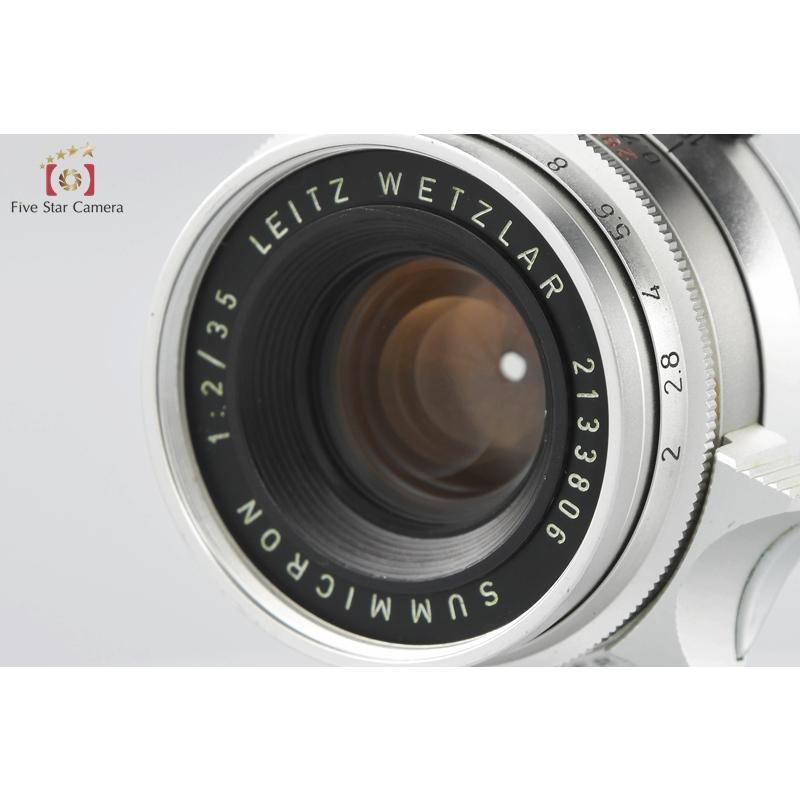 ライカ（Leica） 【中古】Leica SUMMICRON 35mm f/2 8枚玉 ストッパー付き ライカMマウント 眼鏡付き : 中古 ...
