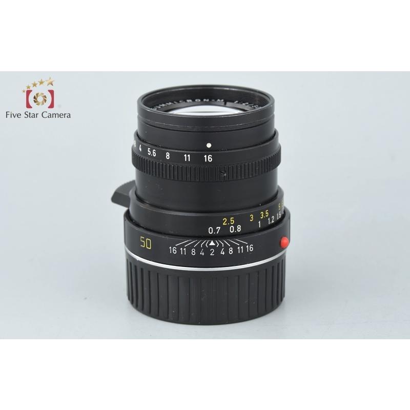 ライカ 【中古】Leica SUMMICRON-M 50mm f/2 ブラック E39 11819 第3